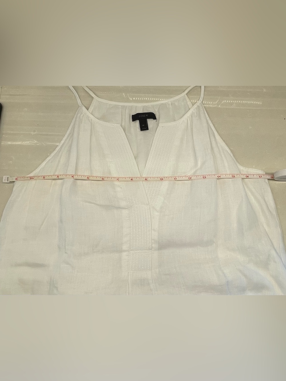 J Crew Linen Lined Maxi Halter Dress - Picture 3 of 4